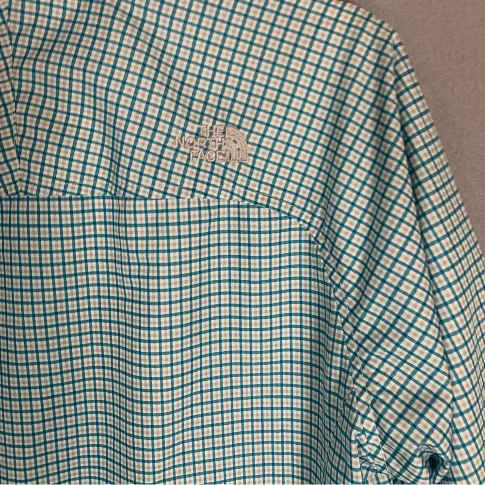 The North Face Blue and White Jacket Lightweight Design Ladies Medium - Picture 4 of 7